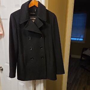 Calvin Klein Women's Classic Black Peacoat